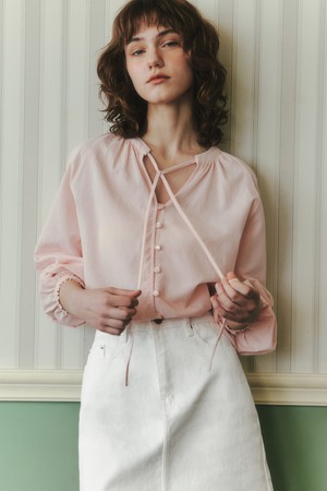엘리스 블라우스 / 핑크