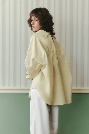 하디 루즈핏 셔츠 / 버터옐로우