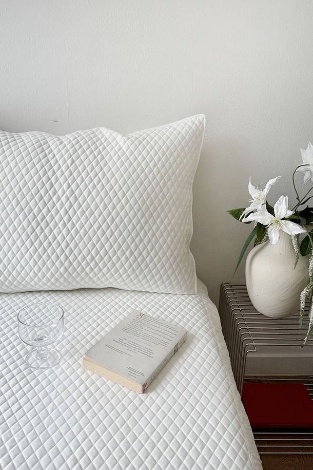 프리미엄 다이아 듀라론 냉감패드 베개커버 세트 SS는 뉴라론과 폴리에틸렌 소재로 제작되어 즉각적인 쿨링 효과를 제공하는 여름용 침구입니다. 화이트 색상의 무지 패턴에 리본 디자인으로 고급스러움을 더했으며, 탄탄한 촉감과 프리미엄 마감으로 편안한 잠자리를 선사합니다. SS, Q, K 사이즈로 제공되어 다양한 침대에 맞춰 사용할 수 있는 세트 상품입니다.
