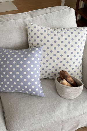 도트 쿠션 커버 2color 50x50cm