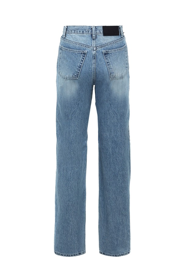 BICE ACHIEVE YOUTH - 데님 - USA HIGH RISE STRAIGHT JEANS LIGHT BLUE