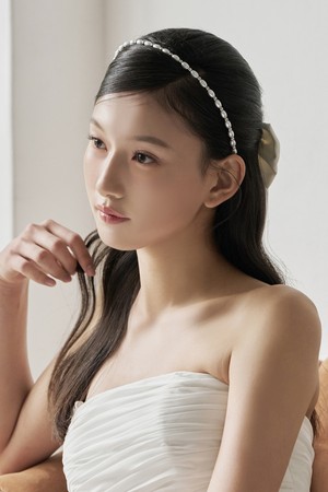 오발 진주 헤어밴드 LFHB0741