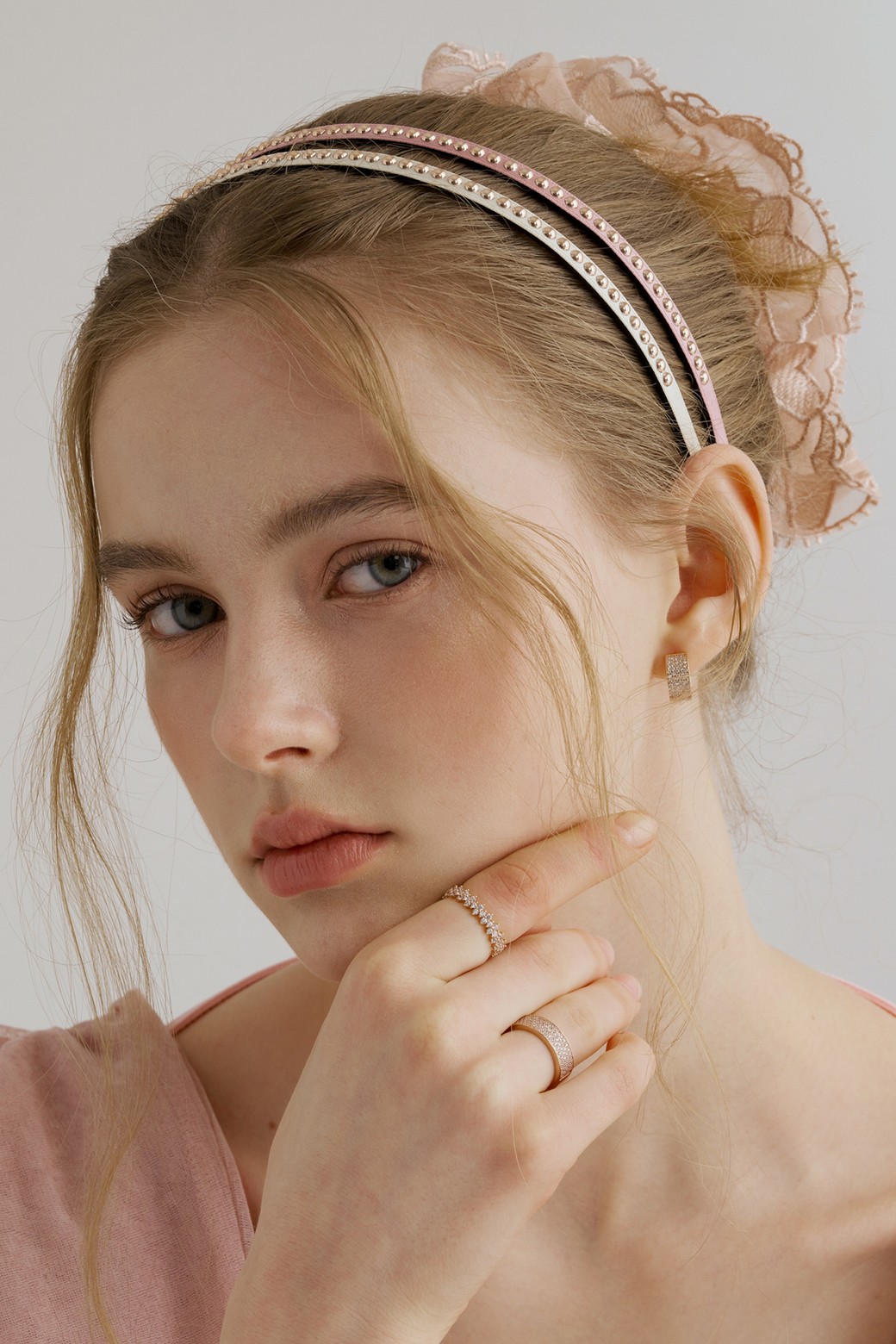 Jean Paul Clarisse - 헤어 ACC - 모브 스터드 헤어밴드 JP-25-036HB