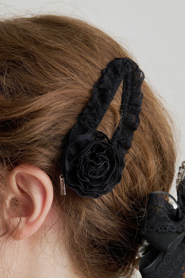 Jean Paul Clarisse - 헤어 ACC - 컬리 로즈 헤어클립 JP-25-122AB