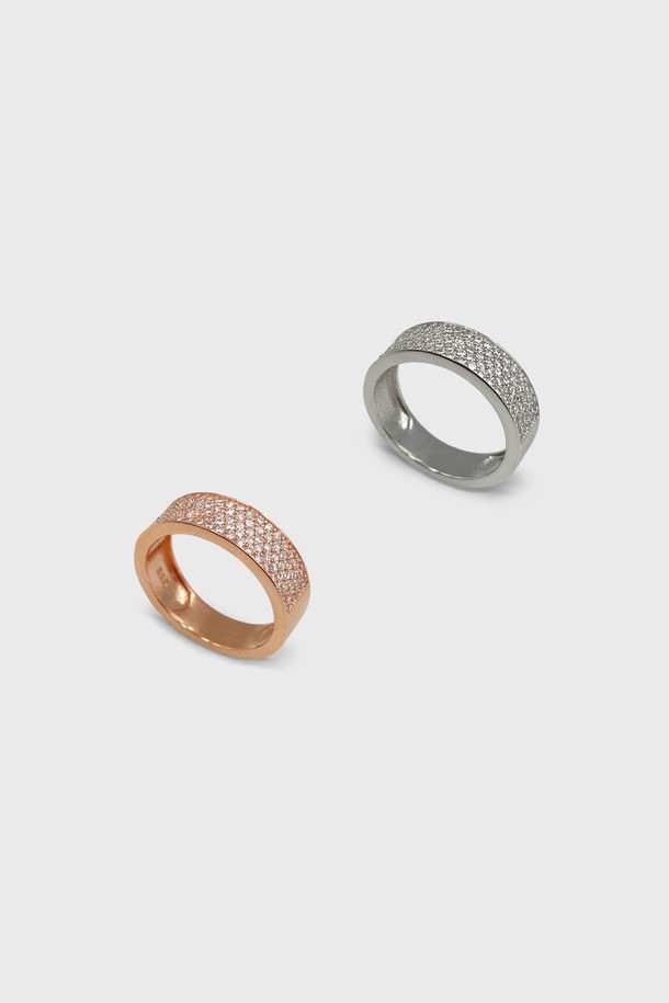 Jean Paul Clarisse - 반지 - [SILVER] 리치 큐빅 반지 JS-25-005R