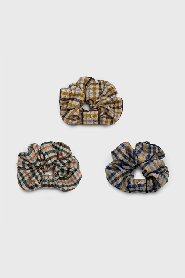 Jean Paul Clarisse - 헤어 ACC - 덴스 체크 스크런치 JP-25-118S