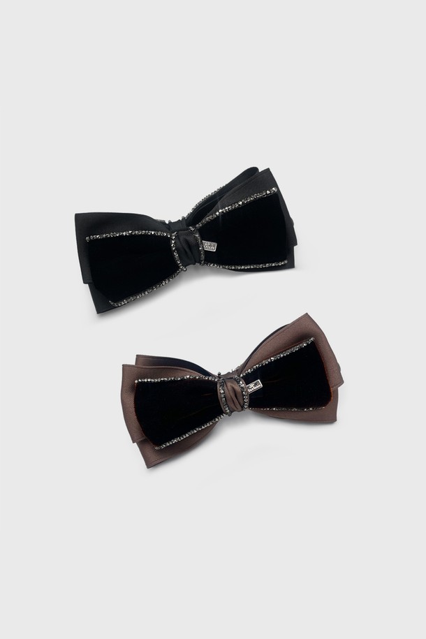 Jean Paul Clarisse - 헤어 ACC - 캘리 벨벳 리본 바나나핀 JP-25-121BA