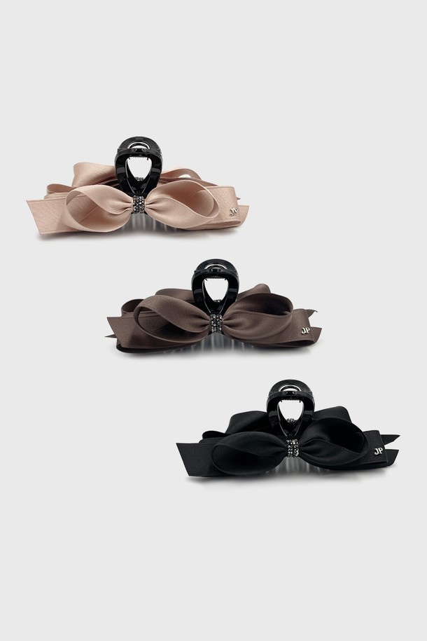 Jean Paul Clarisse - 헤어 ACC - 뮤티드 리본 크리스탈 집게핀 JP-25-126CC