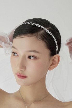 큐빅 리본 헤어밴드 JP-25-088HB