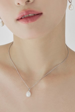 [SILVER] 퓨어 펄 목걸이 JS-25-013N