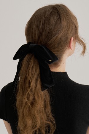 무드 벨벳 리본 자동핀 JP-25-115AB