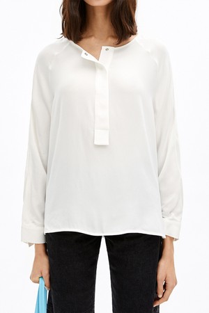 [21SS] 빔바이롤라 아이보리 플루이드 블라우스 B215AWB006IVB