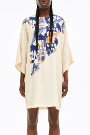 [21SS] 빔바이롤라 에크루 퓨처 시티 튜닉 드레스 B215AWO009IVB