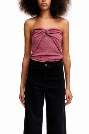 [22SS] 빔바이롤라 핑크 니트 뷔스티에 탑 B225AWK019PKB