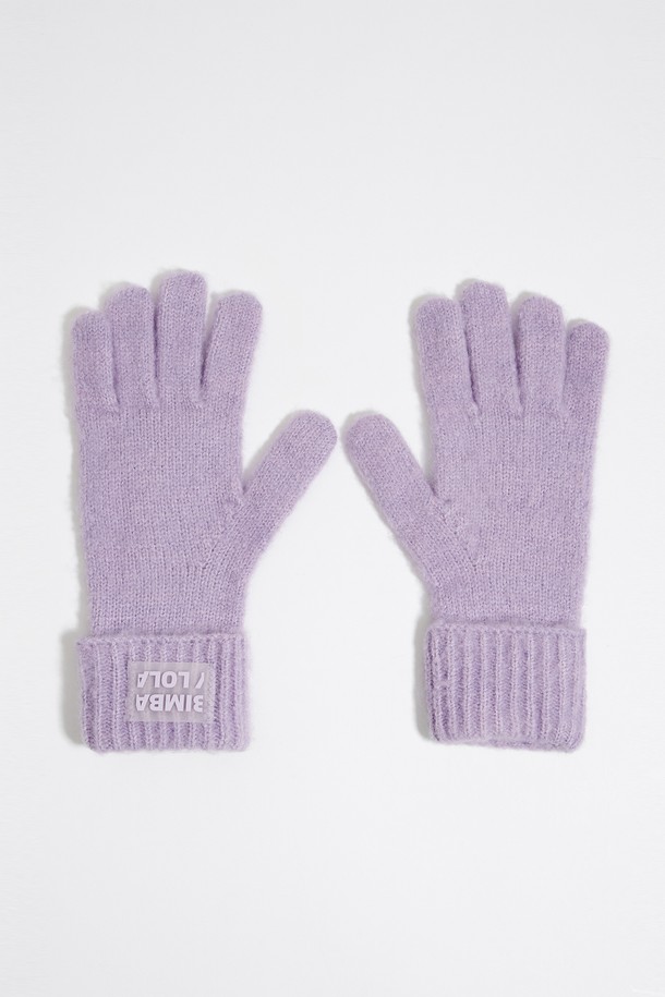 BIMBA Y LOLA - 장갑 - [23FW] 빔바이롤라 라일락 니트 글러브 B236AIG021VOB