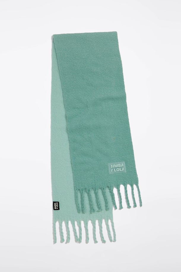 BIMBA Y LOLA - 스카프/머플러 - [23FW] 빔바이롤라 아쿠아마린 브러쉬드 머플러 B236AII022MTF