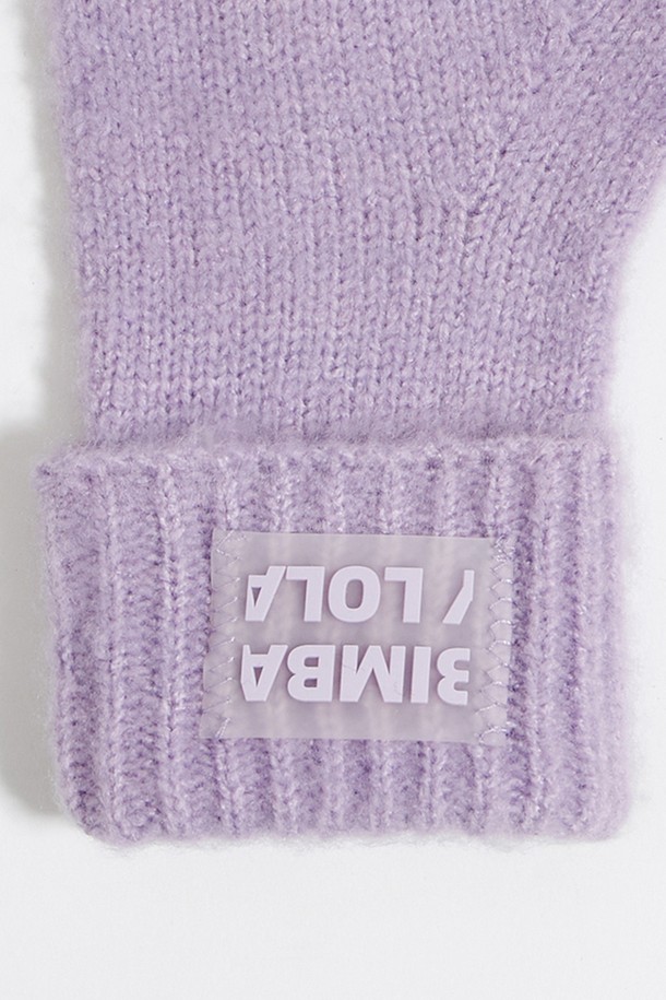 BIMBA Y LOLA - 장갑 - [23FW] 빔바이롤라 라일락 니트 글러브 B236AIG021VOB