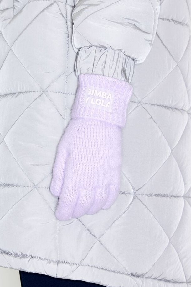 BIMBA Y LOLA - 장갑 - [23FW] 빔바이롤라 라일락 니트 글러브 B236AIG021VOB