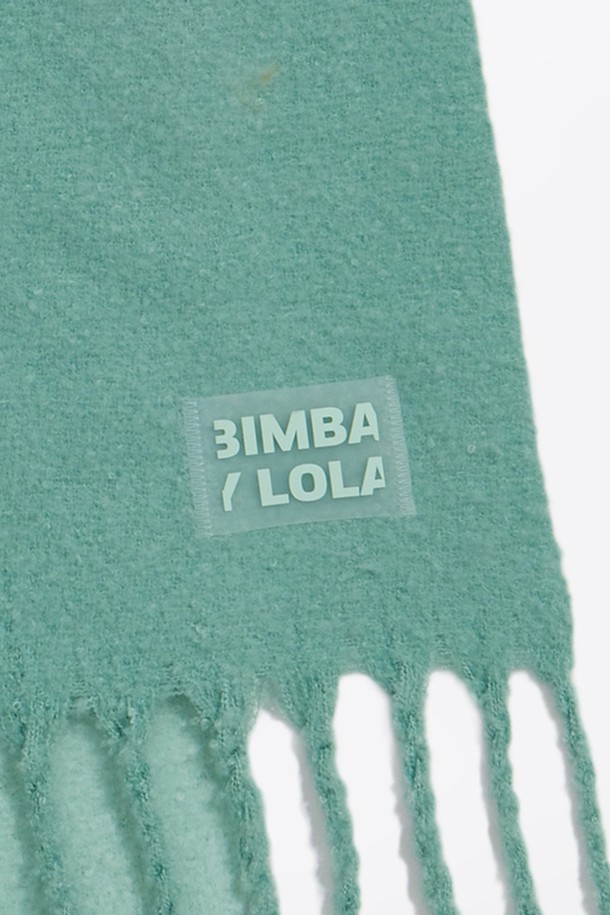 BIMBA Y LOLA - 스카프/머플러 - [23FW] 빔바이롤라 아쿠아마린 브러쉬드 머플러 B236AII022MTF
