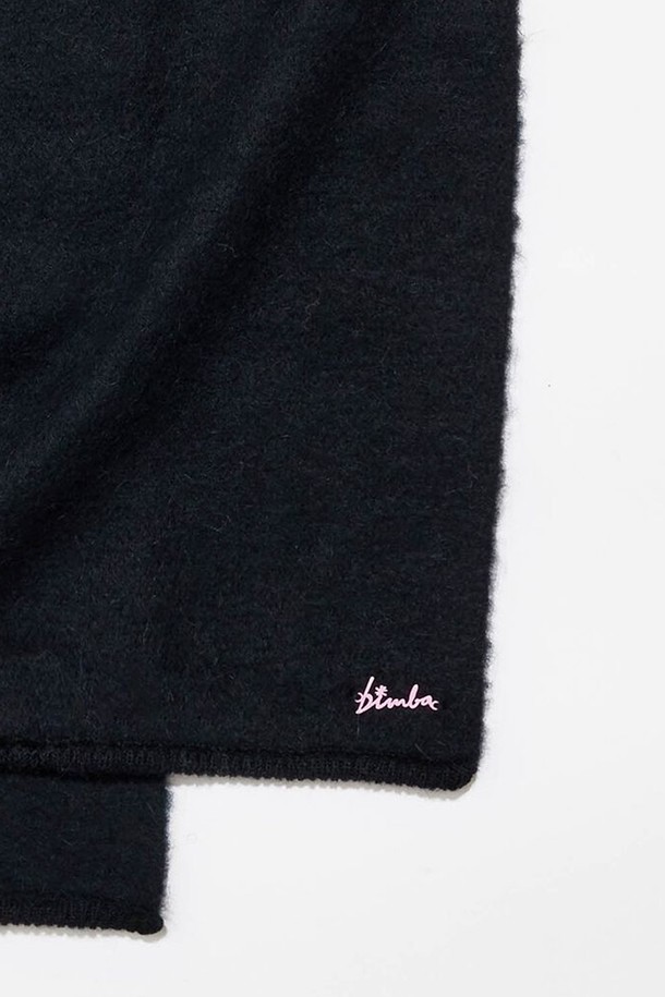 BIMBA Y LOLA - 스카프/머플러 - [23FW] 빔바이롤라 블랙 알파카 머플러 B236AII003BKF