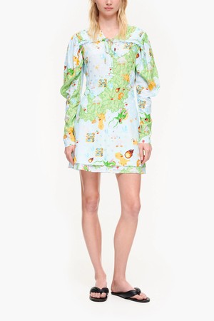 [23SS] 빔바이롤라 비고 게임 프린트 백오픈 드레스 B235JWO032BLB