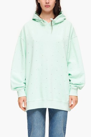 [23SS] 빔바이롤라 민트 스파클링 스톤 후드 스웻셔츠 B235JWW007MTB