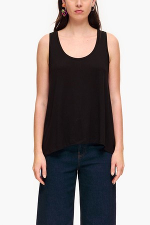 [23SS] 빔바이롤라 블랙 플로잉 슬리브리스 탑 B235JWT023BKB