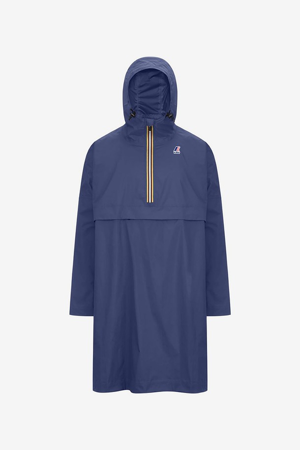 까웨(KWAY) 르브레 4.0 포춘 자켓 Y255EUJ929는 남녀 공용으로 착용 가능한 네이비 컬러의 롱 기장 자켓입니다. 봄/가을 간절기에 적합하며, 일상과 하이킹 등 다양한 활동에 활용할 수 있습니다. 방수, 방풍 기능을 갖춘 얇은 두께의 나일론 소재로 제작되었으며, DWR 발수 가공, 10,000mm 내수압, 10,000g/sqm/24h 투습 기능으로 쾌적함을 유지합니다. 
