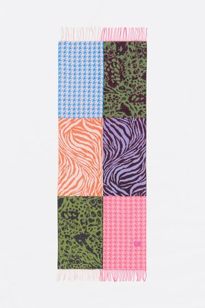 [24FW] 빔바이롤라 멀티 패턴 포인트 머플러 B246AII017GNF