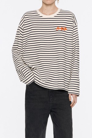 [25SS] 빔바이롤라 스트라이프 코튼 티셔츠 B255AWT001NYB