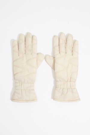 [24FW] 빔바이롤라 아이보리 나일론 장갑 B246AIG012IVB