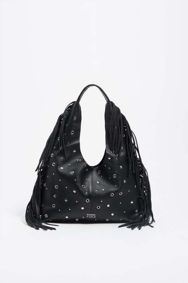 [25FW] 블랙 레더 비키니 페이퍼 백 B256AIB017BKF는 부드러운 레더 소재의 여성용 페이퍼 백입니다. 미디엄 사이즈의 이 가방은 시크, 클래식, 미니멀 스타일을 지향하며, 데이트룩과 모임룩에 잘 어울립니다. 블랙 컬러에 스터드/찡, 태슬 장식이 더해져 유니크한 포인트를 줍니다. 반원 모양에 프린지 디테일이 돋보이는 디자인으로, 오픈형 잠금 방식을 채택했습니다. 세련된 스타일을 완성하고 싶은 여성에게 적합한 아이템입니다.
