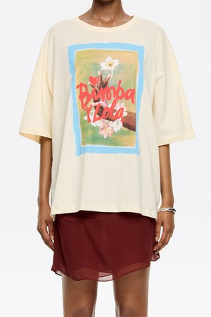 [25SS] 빔바이롤라 오버사이즈 로고 티셔츠 B255AWT006YEB