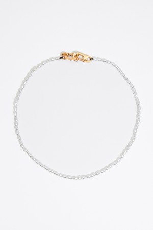 [25SS] 빔바이롤라 하트 로고 진주 네크리스 B255AIU001GOF