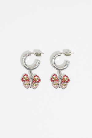 [25SS] 빔바이롤라 버터플라이 후프 귀걸이 B255AIW031SIF