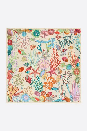 [25SS] 아이보리 해저 스카프 B255AIF022IVF