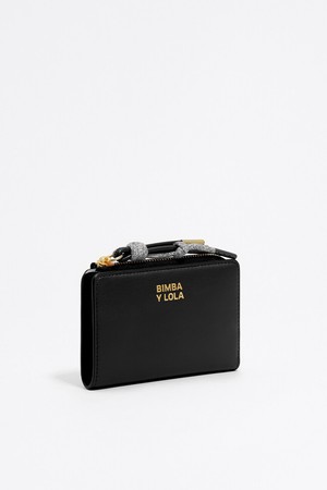 [25SS] 빔바이롤라 블랙 레더 지갑 B255AIV001BKF