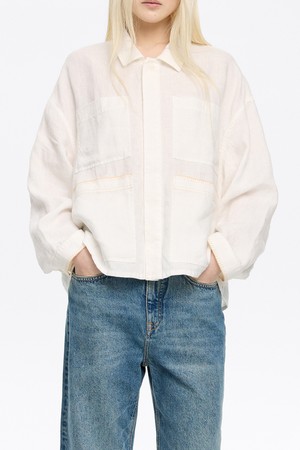 [25SS] 빔바이롤라 린넨 스티치 자켓 B255AWJ009IVB