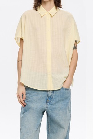 [25SS] 빔바이롤라 텍스쳐 케이프 셔츠 B255AWB009YEB