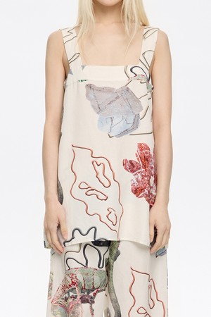 [25SS] 빔바이롤라 카멜레온 린넨 믹스 베스트 탑 B255AWB016IVB