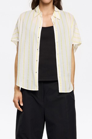 [25SS] 빔바이롤라 스트라이프 케이프 셔츠 B255AWB010YEB