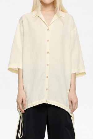 [25SS] 빔바이롤라 린넨 믹스 오버사이즈 셔츠 B255AWB017YEB