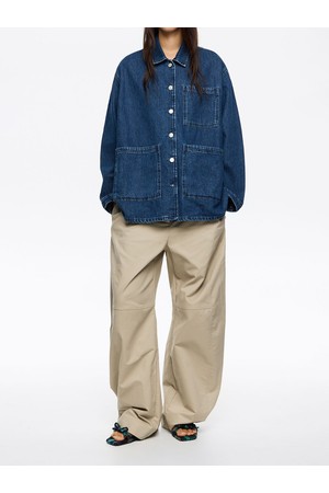 [25FW] 빔바이롤라 다크블루 데님 스트레이트 컷 재킷 B256AWJ005BLB