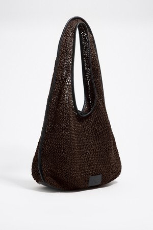 [25FW] 초콜릿 플래티드 페이퍼 숄더백 B256AIB069BRF