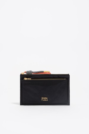 [25FW] 블랙 나일론 포켓 지갑 B256AIV024BKF