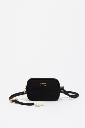 [25FW] 빔바이롤라 블랙 나일론 동전 지갑 B256AIV027BKF