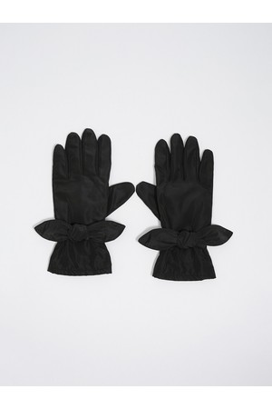 [25FW] 다크브라운 나일론 장갑 B256AIG002DWB