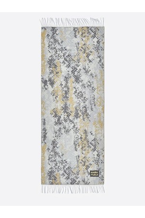 [25FW] 오커 스네이크 프린트 아크릴 자카드 숄 B256AII006CMF