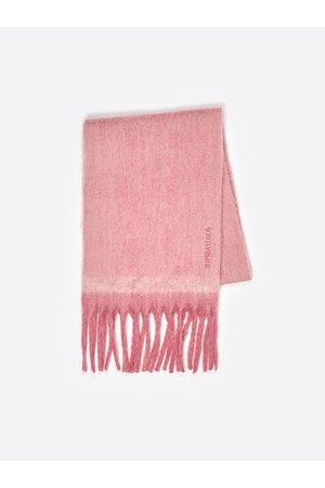 [25FW] 핑크 스트라이프 브러시드 스카프 B256AII020PKF