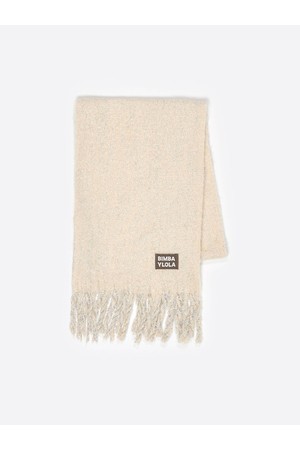 [25FW] 아이보리 루렉스 브러시드 스카프 B256AII024IVF